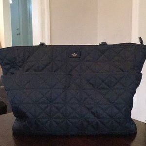 Quilted nylon Kate spade diaper bag